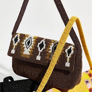 NWT Free People Magic Moment Beaded Clutch